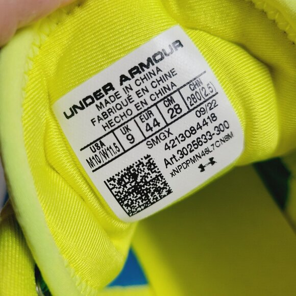 NEW Under Armour UA Curry 1 Flotro Sour Patch Kids Shoes 3025633-300 Size 10